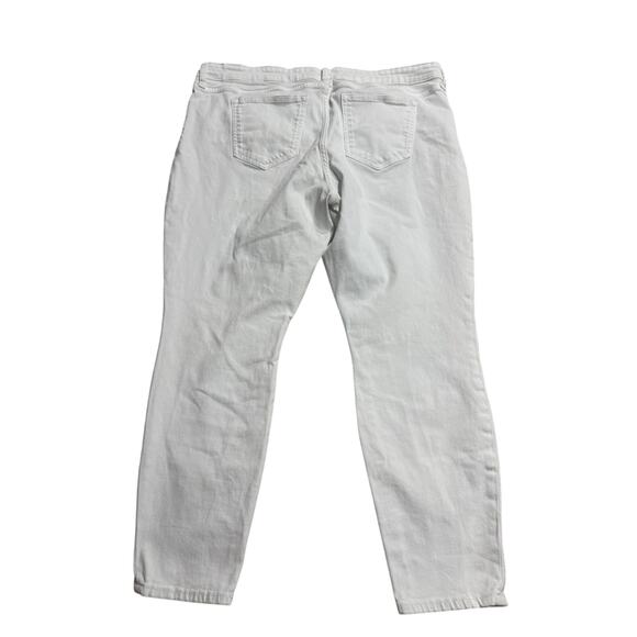 Gap Jeans Legging Skimmer Jegging Denim Womens Plus Size 20 White Blue Stretch - Picture 6 of 8